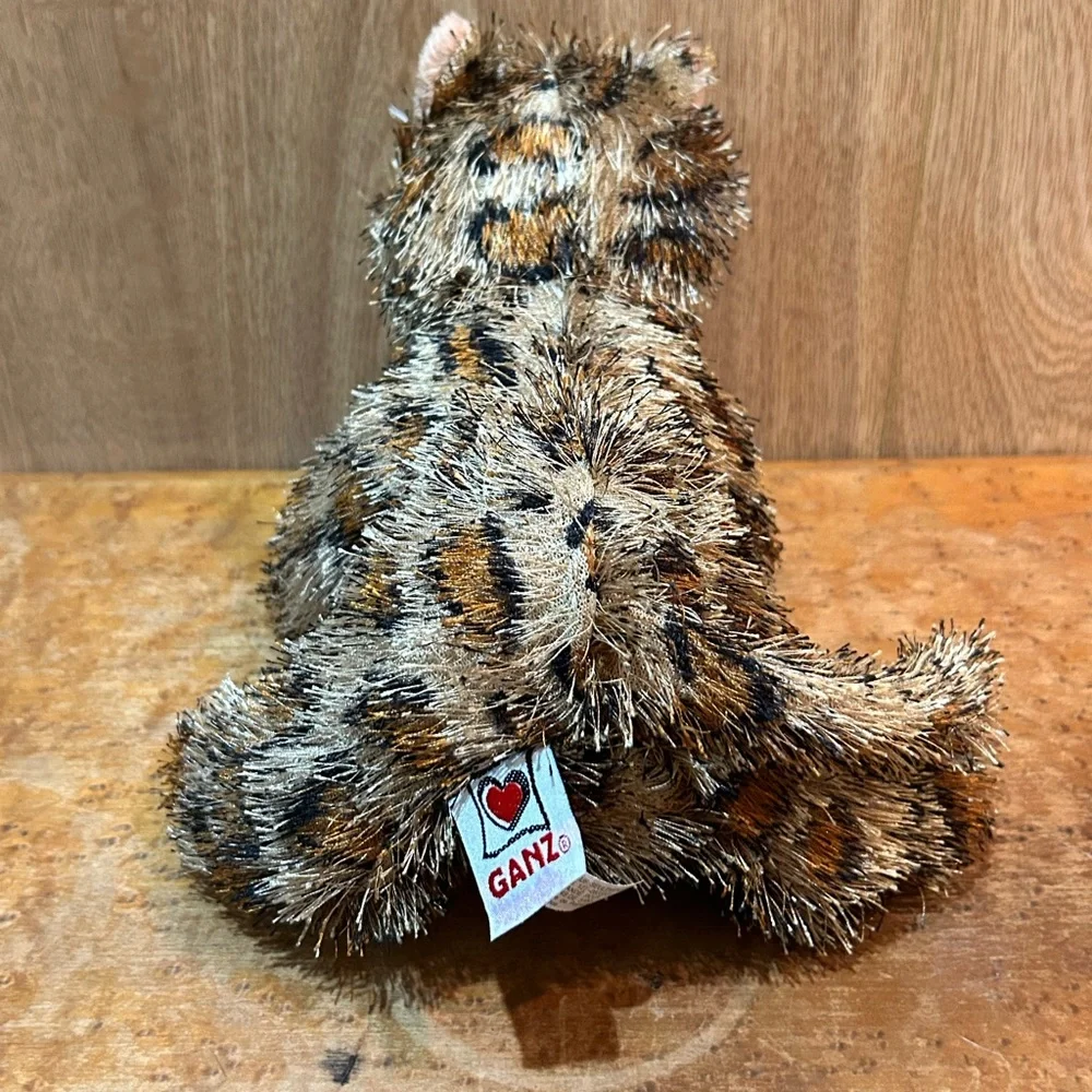 GANZ Webkinz HM031 Plush Stuffed Animal Leopard Webkinz Plush Toy [No Code] 12”